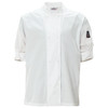 Winco UNF-12WL Chef Jacket, Roll Tab Long Sleeve, White, Large