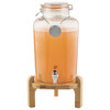 Tablecraft 10755 Beverage Dispenser Stand Only, 10" x 5-3/4", Bamboo