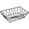 Tablecraft 10537 Rectangular Black Metal Wire Serving Basket, 9 x 6 x 2.5" Tablecraft 10537 Rectangular Black Metal Wire Serving Basket, 9 x 6 x 2.5"
