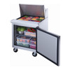 Dukers DSP29-12M-S1 29" Mega Top Sandwich Prep Table - 1 Door, 12 Pans Dukers DSP29-12M-S1 29" Mega Top Sandwich Prep Table - 1 Door, 12 Pans