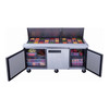 Dukers DSP72-30M-S3 72 1/4" Mega Top Sandwich Prep Table - 3 Doors, 30 Pans Dukers DSP72-30M-S3 72 1/4" Mega Top Sandwich Prep Table - 3 Doors, 30 Pans