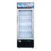 Dukers DSM-12R 24 3/4" Single Swing Glass Door Merchandiser Refrigerator - Black Exterior Dukers DSM-12R 24 3/4" Single Swing Glass Door Merchandiser Refrigerator - Black Exterior