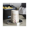 San Jamar C6200C Stainless Steel In-Counter Cup Dispenser, Small Size, 23-1/2"L