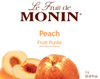 Monin Peach Puree, 1 Liter