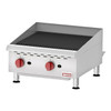 Omcan CE-CN-CBR24 24" W Countertop Radiant Gas Charbroiler with 2 Burners