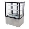 Omcan RS-CN-0271-S Square Glass Refrigerated Display Case, 36" W Omcan RS-CN-0271-S Square Glass Refrigerated Display Case, 36" W