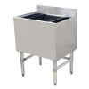 Omcan 24" Stainless Steel Ice Bin with 7 Circuit Post-Mix Cold Plate
