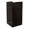 Alpine ALP476-BLK Black 40 Gallon Wood Receptacle Enclosure with Tray Shelf Alpine ALP476-BLK Black 40 Gallon Wood Receptacle Enclosure with Tray Shelf