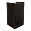 Alpine ALP476-BLK Black 40 Gallon Wood Receptacle Enclosure with Tray Shelf Alpine ALP476-BLK Black 40 Gallon Wood Receptacle Enclosure with Tray Shelf