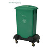 Alpine ALP477-DOLLY Trash Black Rectangular Can Dolly Alpine ALP477-DOLLY Trash Black Rectangular Can Dolly