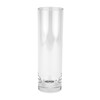GET V-21-CL Clear Polycarbonate Accent Vase, 4" dia. x 13"H
