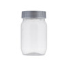 Tablecraft 10858 8 Oz. Plastic Mason Jar with Lid