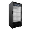 Omcan VR10 25" Glass Door Refrigerator, One-Section, 9 Cu. Ft.