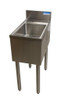 BK UB4-21-1014HSS12 21" x 12" Underbar Dump Sink BK UB4-21-1014HSS12 21" x 12" Underbar Dump Sink