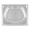Vollrath 3102120 Half Size Steam Pan, 2-1/2" Deep, Kidney, Heavy Duty