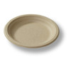 Tellus 433474 6" Disposable Round Plate, Beige, Compostable (1000/Case)