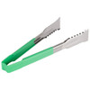 Vollrath 4790970 VersaGrip Tongs, One-Piece, 9.5", Green Handle
