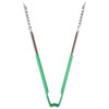 Vollrath 4791270 VersaGrip Tongs, One-Piece, 12", Green Handle