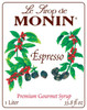Monin Espresso Syrup, 1 Liter
