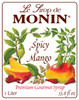 Monin Spicy Mango Syrup, 1 Liter Monin Spicy Mango Syrup, 1 Liter