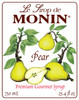 Monin Pear Syrup, 750 mL Monin Pear Syrup, 750 mL