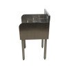 BK UB4-18-LD36 18" x 36" 4 Step Liquor Display Rack with Stainless Steel Legs BK UB4-18-LD36 18" x 36" 4 Step Liquor Display Rack with Stainless Steel Legs