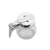 Tablecraft 406 Syrup Dispenser, 6 oz., Teardrop Glass, Chrome Metal Top