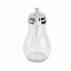 Tablecraft 414 Syrup Dispenser, 14 oz., Teardrop Glass, Chrome Metal Top