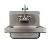 BK BKHS-W-1410EY-P-G Stainless Steel Hand Sink with Eye Wash Station, Faucet 14" X 10" X 5" BK BKHS-W-1410EY-P-G Stainless Steel Hand Sink with Eye Wash Station, Faucet 14" X 10" X 5"