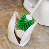 Libman 40 Toilet Bowl Brush & Caddy, White & Green