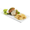 Tablecraft 11497 Frostone Serving Paddle, 13" x 8-3/4", White Slate Tablecraft 11497 Frostone Serving Paddle, 13" x 8-3/4", White Slate