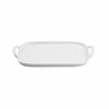 Tablecraft 11493 Serving Tray, 14" x 10", White, Faux Cast Iron Melamine
