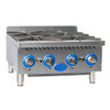 Globe GHP24G Gas Countertop Hot Plate, 24"W, 4-Burner, Natural Gas Globe GHP24G Gas Countertop Hot Plate, 24"W, 4-Burner, Natural Gas