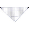 KCS CH-TRIS-14 14" x 14" Chrome Triangle Corner Wire Shelf