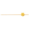 Tablecraft 11761 Decorative Picks, Wooden, Flower (Pack/100pcs)
