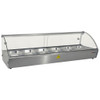 Omcan DW-CN-0006 44" Countertop Curved Glass Display Warmer with 6 Pans, 110V Omcan DW-CN-0006 44" Countertop Curved Glass Display Warmer with 6 Pans, 110V