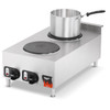 Vollrath 40739 Two-Burner Countertop Electric Hot Plate, 208-240V