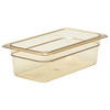 Cambro 34HP150 Food Pan, 1/3 Size, 4" Deep, Amber, Non-Stick, Hi-Temp Cambro 34HP150 Food Pan, 1/3 Size, 4" Deep, Amber, Non-Stick, Hi-Temp
