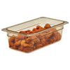 Cambro 34HP150 Food Pan, 1/3 Size, 4" Deep, Amber, Non-Stick, Hi-Temp Cambro 34HP150 Food Pan, 1/3 Size, 4" Deep, Amber, Non-Stick, Hi-Temp
