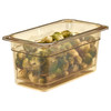 Cambro 36HP150 Food Pan, 1/3 Size, 6" Deep, Amber, Non-Stick, Hi-Temp Cambro 36HP150 Food Pan, 1/3 Size, 6" Deep, Amber, Non-Stick, Hi-Temp