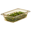 Cambro 42HP150 Food Pan, 1/4 Size, 2-1/2" Deep, Amber, Non-Stick, Hi-Temp Cambro 42HP150 Food Pan, 1/4 Size, 2-1/2" Deep, Amber, Non-Stick, Hi-Temp