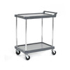 Olympic J16UC2 Utility Cart, 2-shelf, 16" x 27", Chrome, 400 lb capacity Olympic J16UC2 Utility Cart, 2-shelf, 16" x 27", Chrome, 400 lb capacity