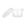 King Zak 02211 Plastic Deli Container w/Lid 16oz. (36/Pack)