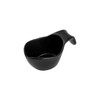 Tablecraft 12272 Sauce Boat, 3 oz, Melamine, Black