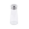 Tablecraft 132S&P Salt/Pepper Shaker 3 oz Round Glasss With Stainless