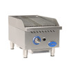 Globe GCB15G-CR 15" Countertop Gas Charbroiler with Radiant Heat