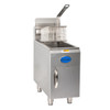 Globe GF15PG 15 lb Oil Capacity Liquid Propane Gas Countertop Single Pot Fryer