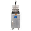 Globe GF15PG 15 lb Oil Capacity Liquid Propane Gas Countertop Single Pot Fryer