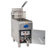 Globe GF15PG 15 lb Oil Capacity Liquid Propane Gas Countertop Single Pot Fryer