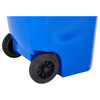 Alpine Industries ALP500-64-BLU Square Waste Container w/ Wheels, 64 Gallon, Blue